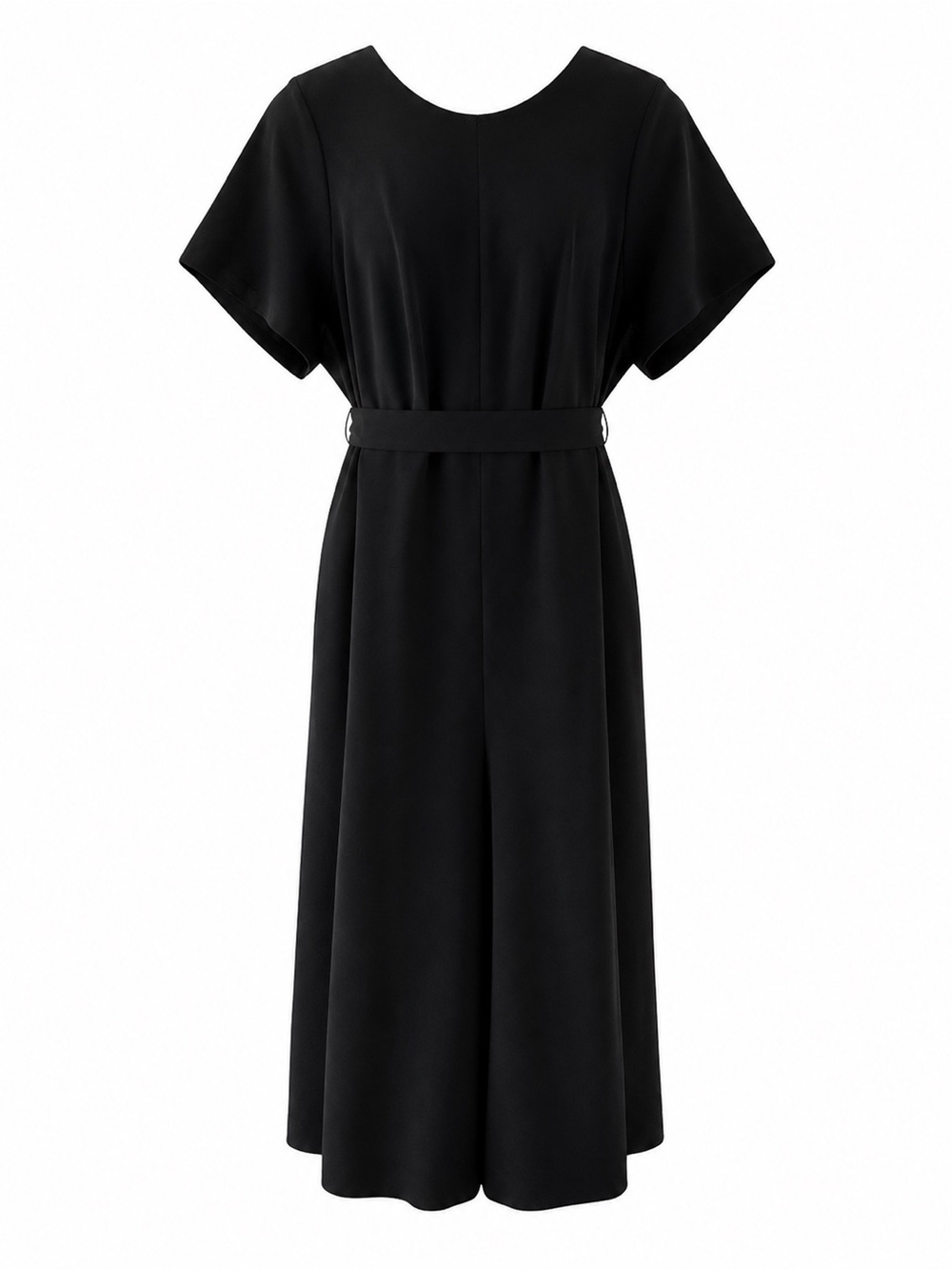 Lane Bryant Black Belted Wide-Leg Jumpsuit – Size 22 - Picture 2 of 4